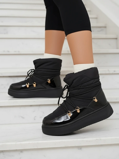 Жіночі снігоступи Royalfashion чорного кольору Dabenda