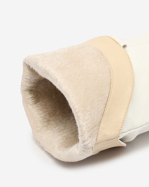 Royalfashion Коричневі жіночі чоботи на шпильці з тисненням Classy Elegant