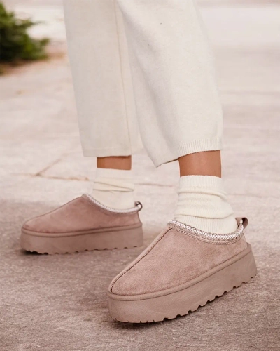 Royalfashion Dámské krátké boty Zommy a'la snow boots