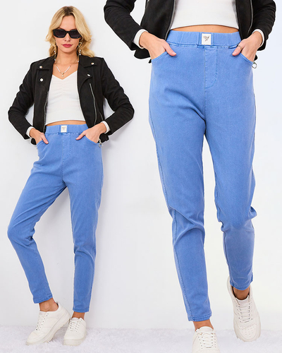 Жіночі брюки-теггінси Royalfashion Blue