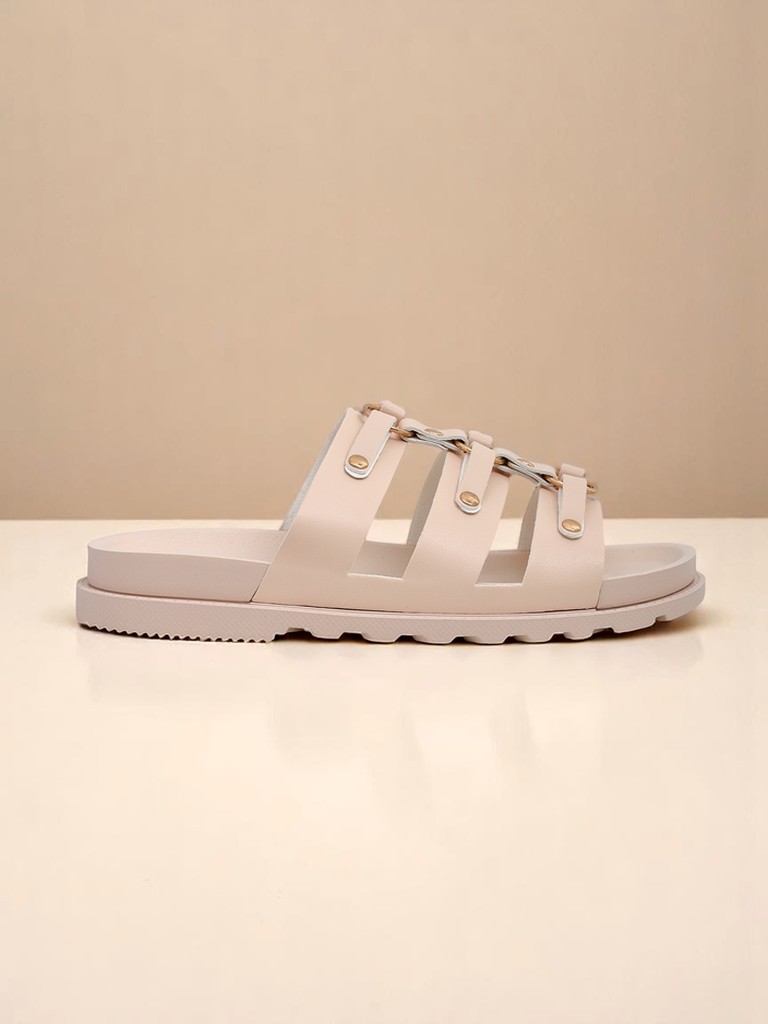 Royalfashion Dámské žabky na ploché podrážce Aurelia Roma