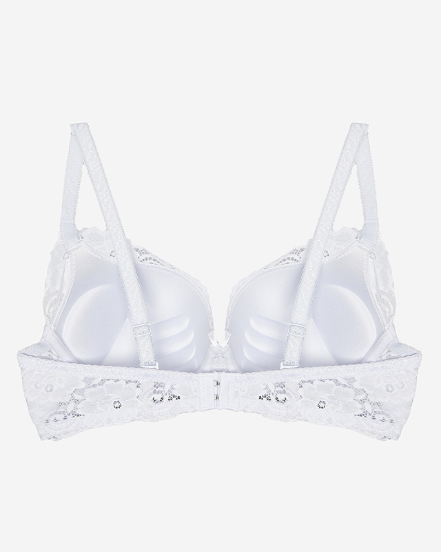 Bílá dámská krajková podprsenka- Spodní prádlo