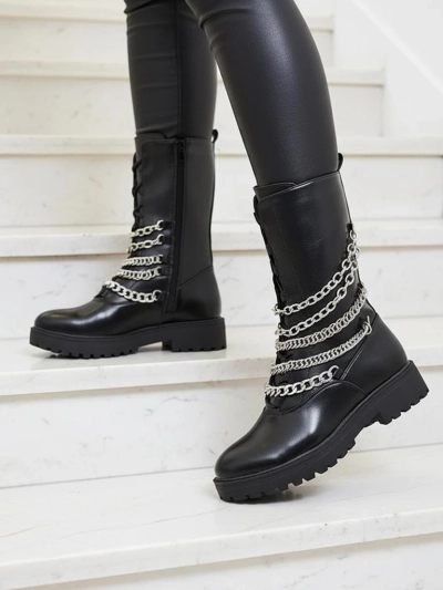 Жіночі черевики Royalfashion чорного кольору Goserre