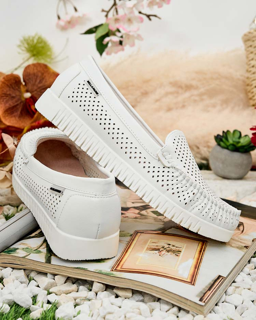 Royalfashion Жіночі шкіряні мокасини Nafis