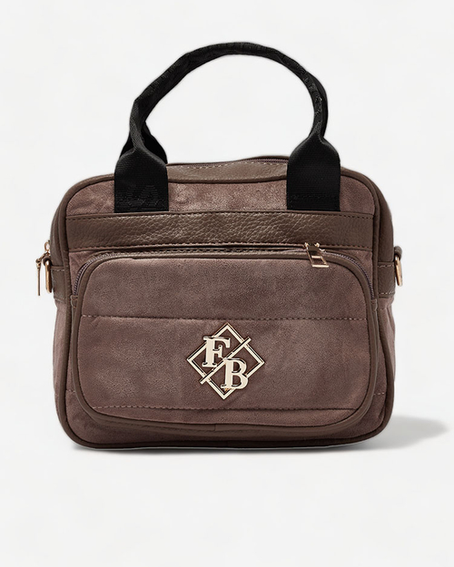 Жіноча маленька сумочка Royalfashion темно-коричневого кольору