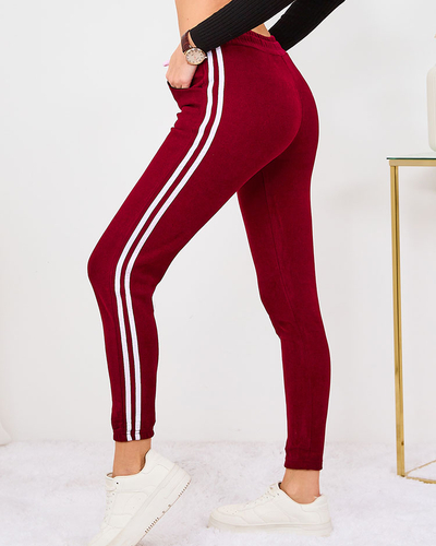 Класичні жіночі рожеві спортивні штани - Одяг