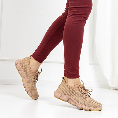 Бежеві жіночі кросівки Noliko