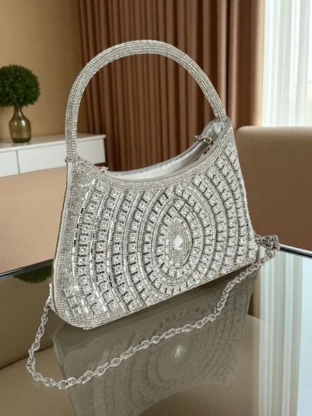 Royalfashion Dámská psaníčko s zirkony Sova Glint