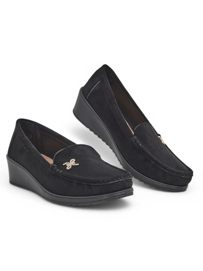 Royalfashion Dámské mokasíny na nízkém podpatku Lomman