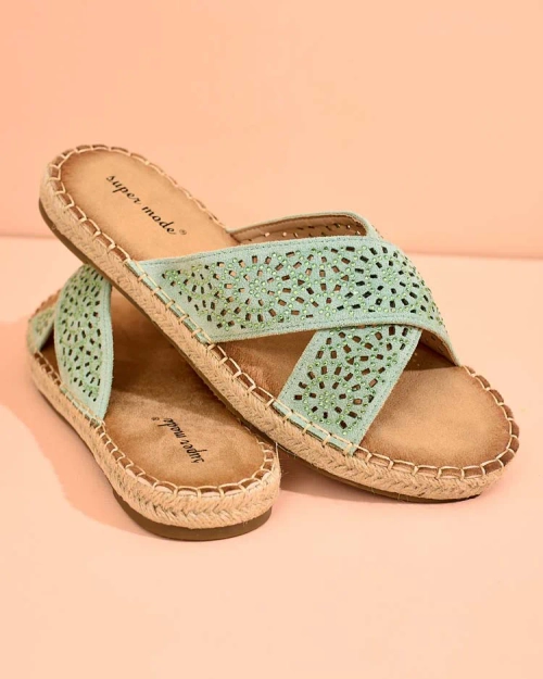 Жіночі шльопанці Royalfashion Tivona на плоскій підошві