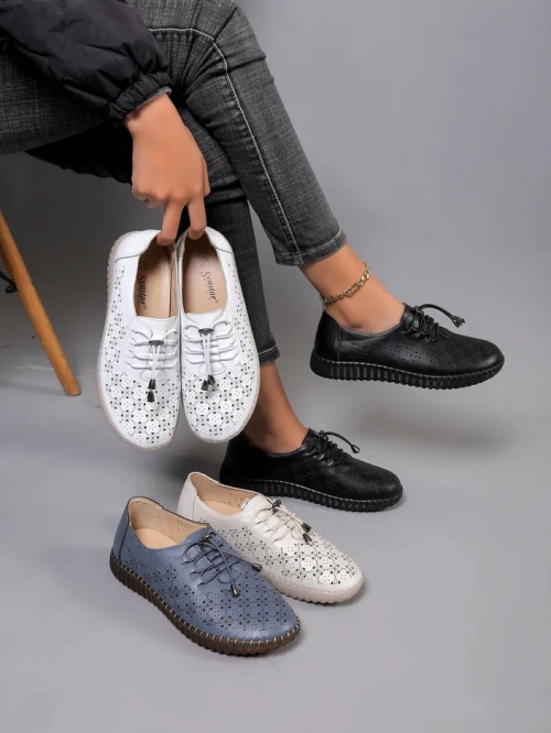 Royalfashion Жіночі черевики без шнурівки Goffies