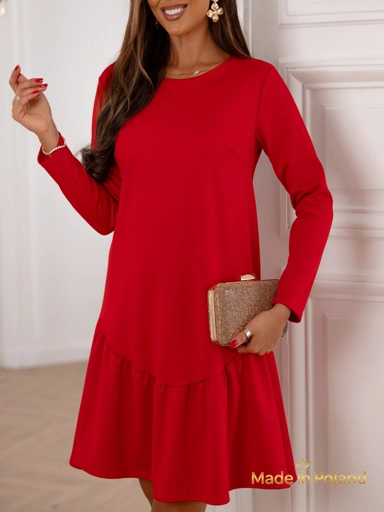 Dámské mini šaty s volánkem