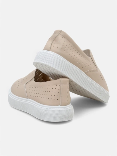 Royalfashion Dámské perforované nazouvací boty Emillia