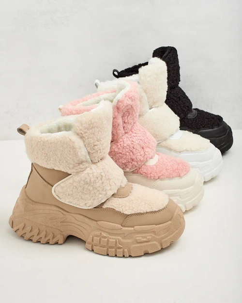 Жіночі снігоступи Royalfashion з овчиною Segulla