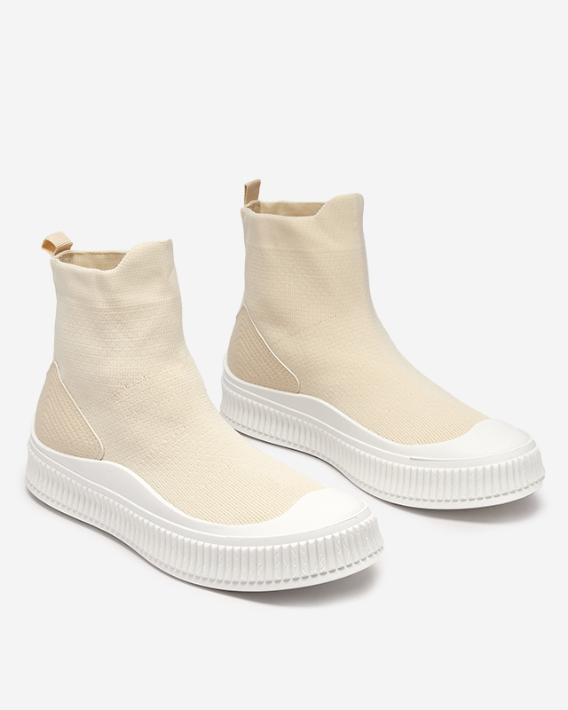 Béžové dámské tenisky Bejoko - obuv