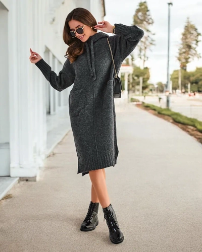 Royalfashion Dlouhý svetr pro ženy
