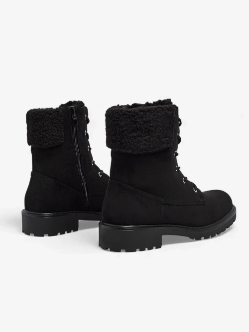 Еко замшеві шнуровані жіночі ботильйони Trevolla