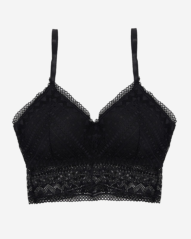Černá dámská krajková podprsenka - Spodní prádlo