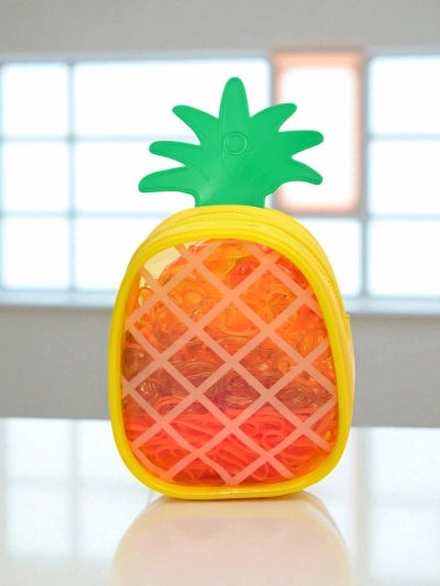 Royalfashion Vícebarevné silikonové gumičky Ananas
