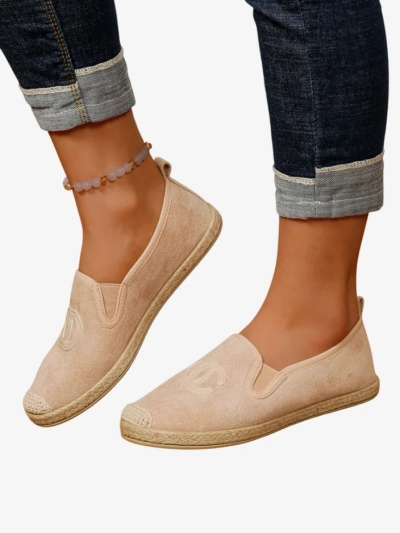Royalfashion Dámské eko-sametové espadrilky Aroll