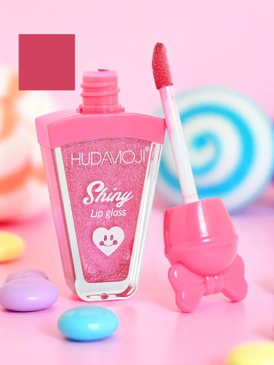 Lesk na rty s třpytkami barva Fuchsia