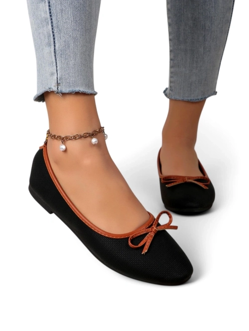 Royalfashion жіночі балетки з блискітками та бантом Aramie