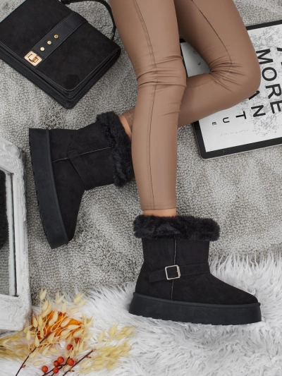 Royalfashion Krátké boty a'la sněhule dámské Myrelle