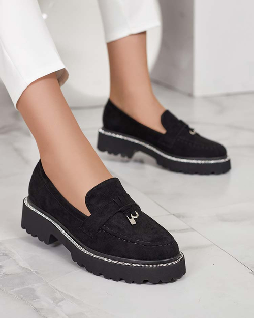 Royalfashion Жіночі мокасини з цирконами Ali