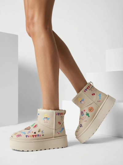 Короткі жіночі сніжні чоботи Royalfashion зі стікерами Hanaga