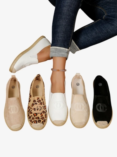 Royalfashion Dámské eko-sametové espadrilky Aroll