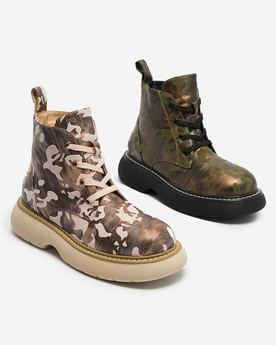 Зелені жіночі мокасини Moreore - Взуття