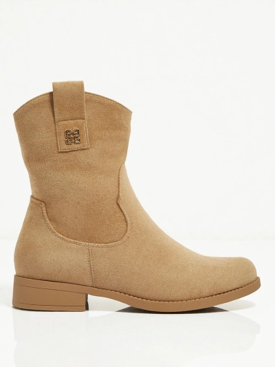 Dámské kotníkové boty z eko-semiše Kelmoria