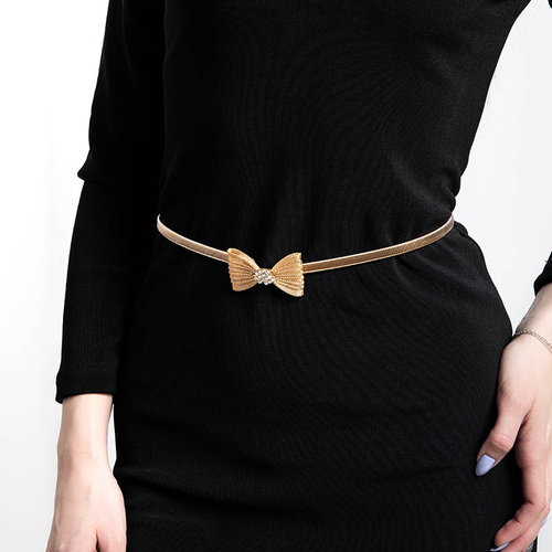 Золотий ремінь з бантиком