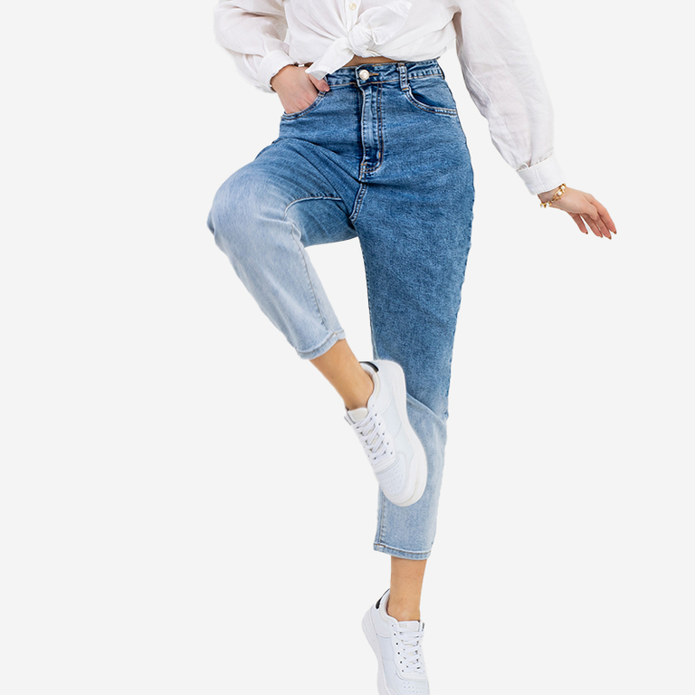 Dámské džínové boyfriend jeans - Oblečení