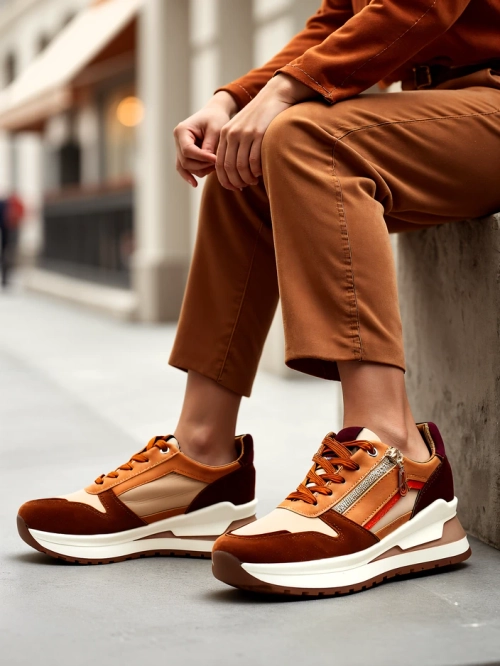 Royalfashion Жіночі спортивні туфлі з прихованим підйомом Bessase