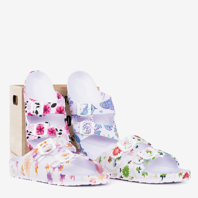 Білий - пуховики з фуксії гумові Lito - Взуття 1