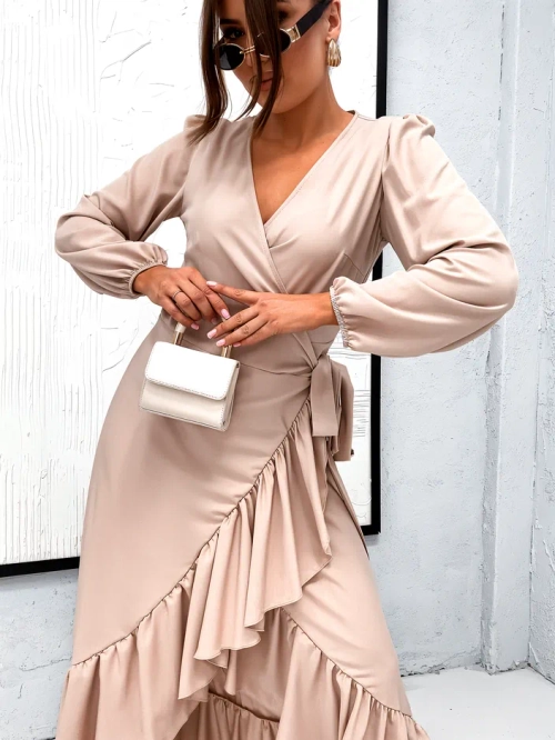 Royalfashion жіноча міні-сукня з воланами