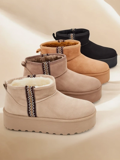 Dámské krátké sněhule boty Royalfashion styl Haluzi