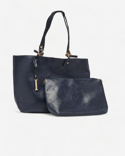 Royalfashion Námořnická modrá dámská shopper kabelka