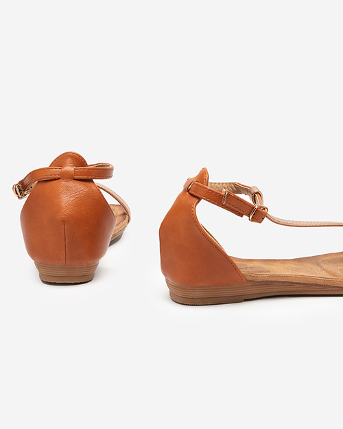 Коричневі босоніжки Selione