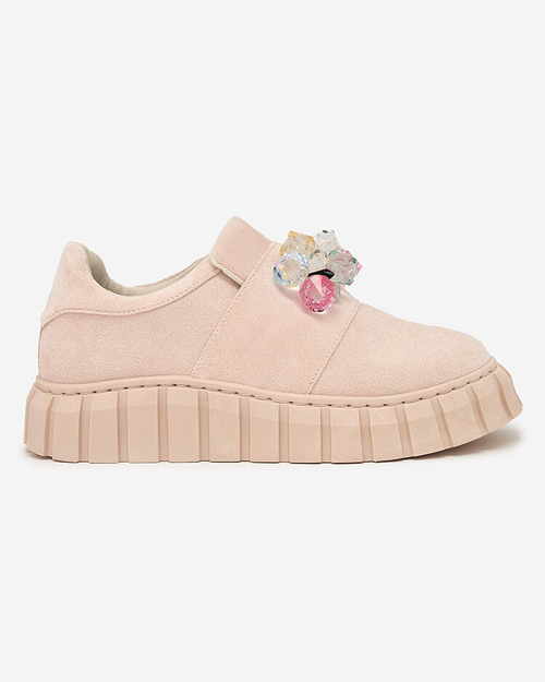 Royalfashion Спортивні напівчеревики з кольоровим камінням Resinello