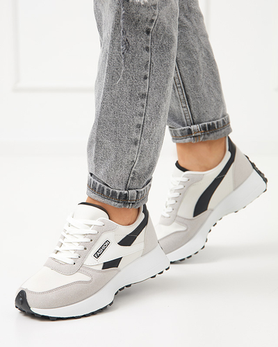 Біло-сірі жіночі кросівки Berinn