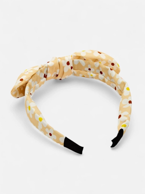 Royalfashion Обруч для волосся з бантиком у квітковий принт Florinka