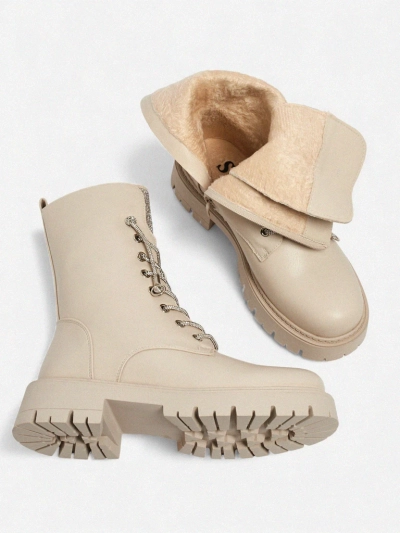 Eko kožené šněrovací dámské boty Farly