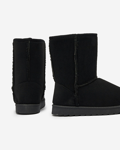 Royalfashion Černé boty a'la snow boots for women Leaner