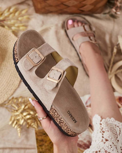 Royalfashion Жіночі шльопанці з пряжками Foumy