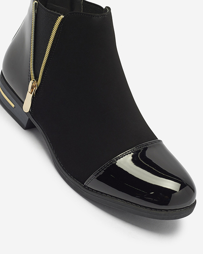 Чорні жіночі черевики Ropenia- Footwear