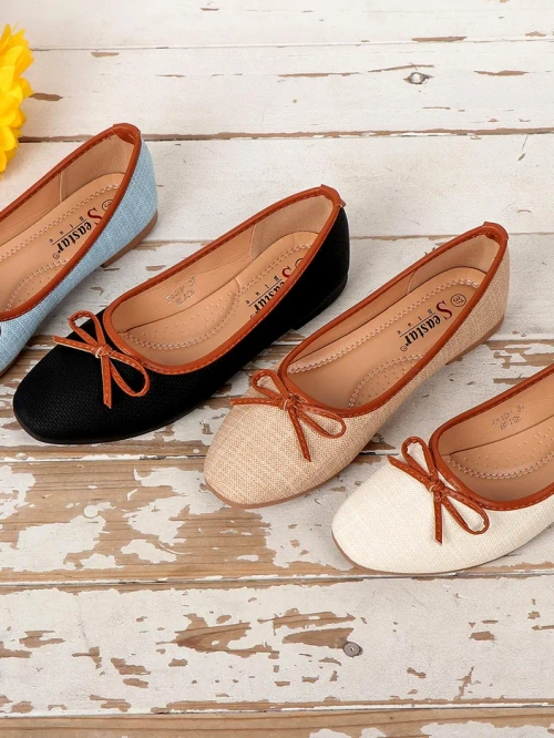 Royalfashion жіночі балетки з блискітками та бантом Aramie