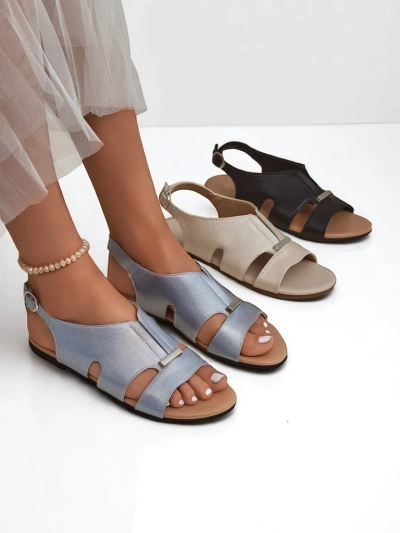 Royalfashion Dámské sandály na ploché podrážce Solea Comfort