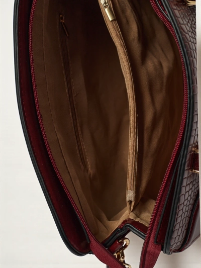 Dámská shopper kabelka z eko kůže s ražbou Iron Lace